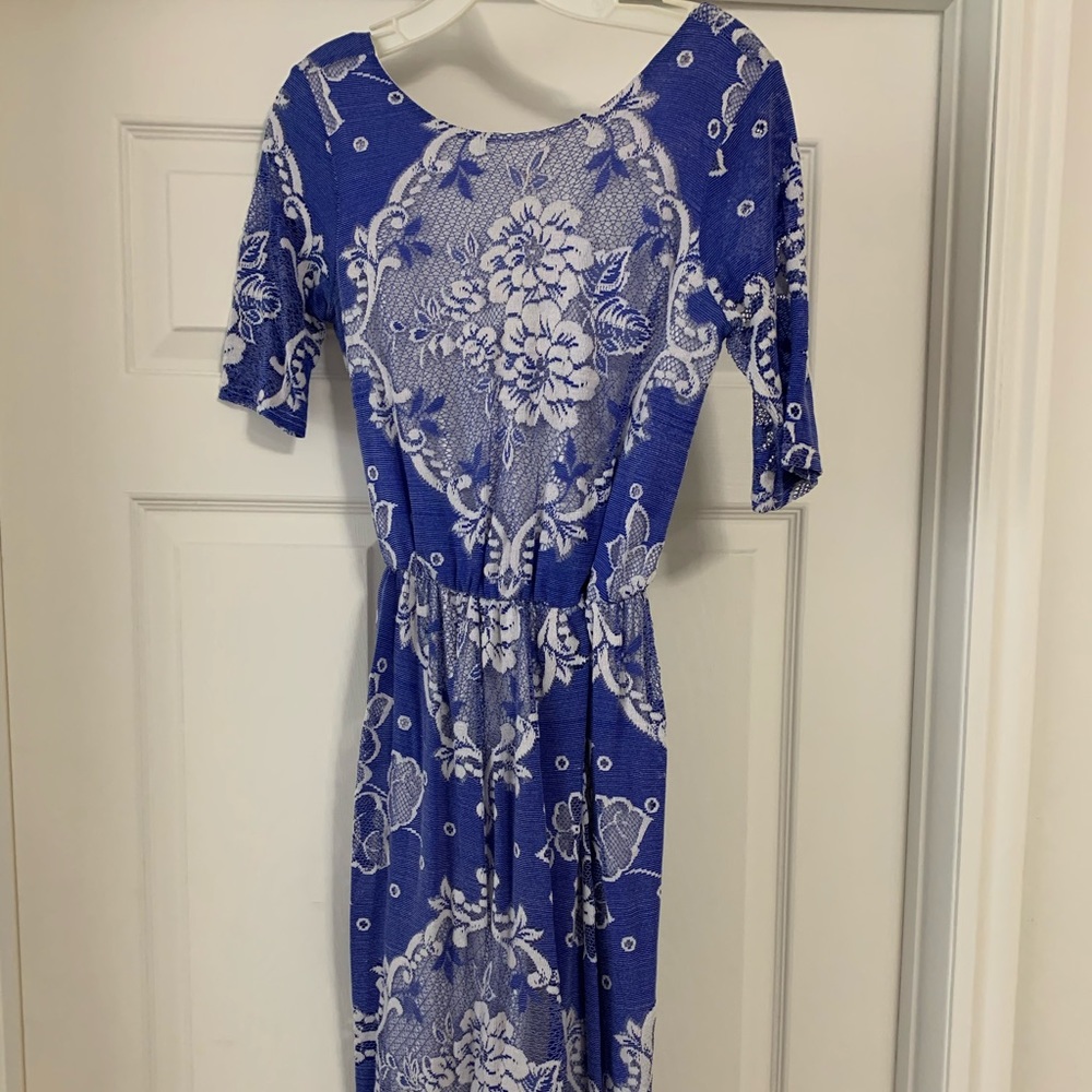 Blue Lace Dress